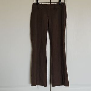 Jacob Women's Cropped Ankle Wide-Leg Pants Brown 0